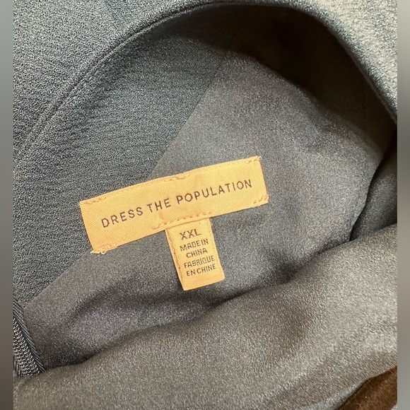 Dress the Population Livia Dress - Peacock Blue - Picture 8 of 11